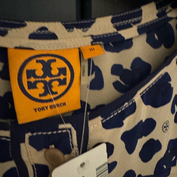 New Tory Burch button placket top 10 - Picture 5 of 5